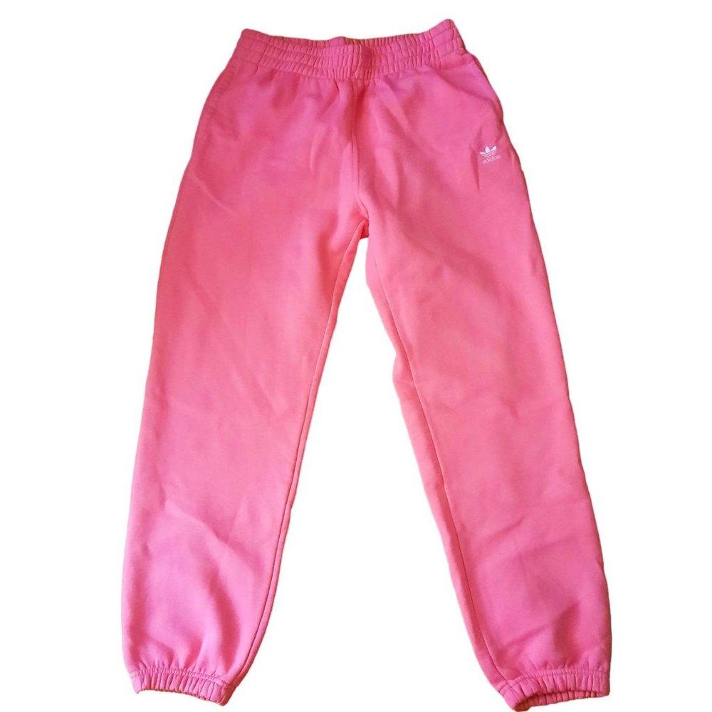 Adidas Hot Bubblegum Pink Sweatpants Womens  NWOT Size L (S111)